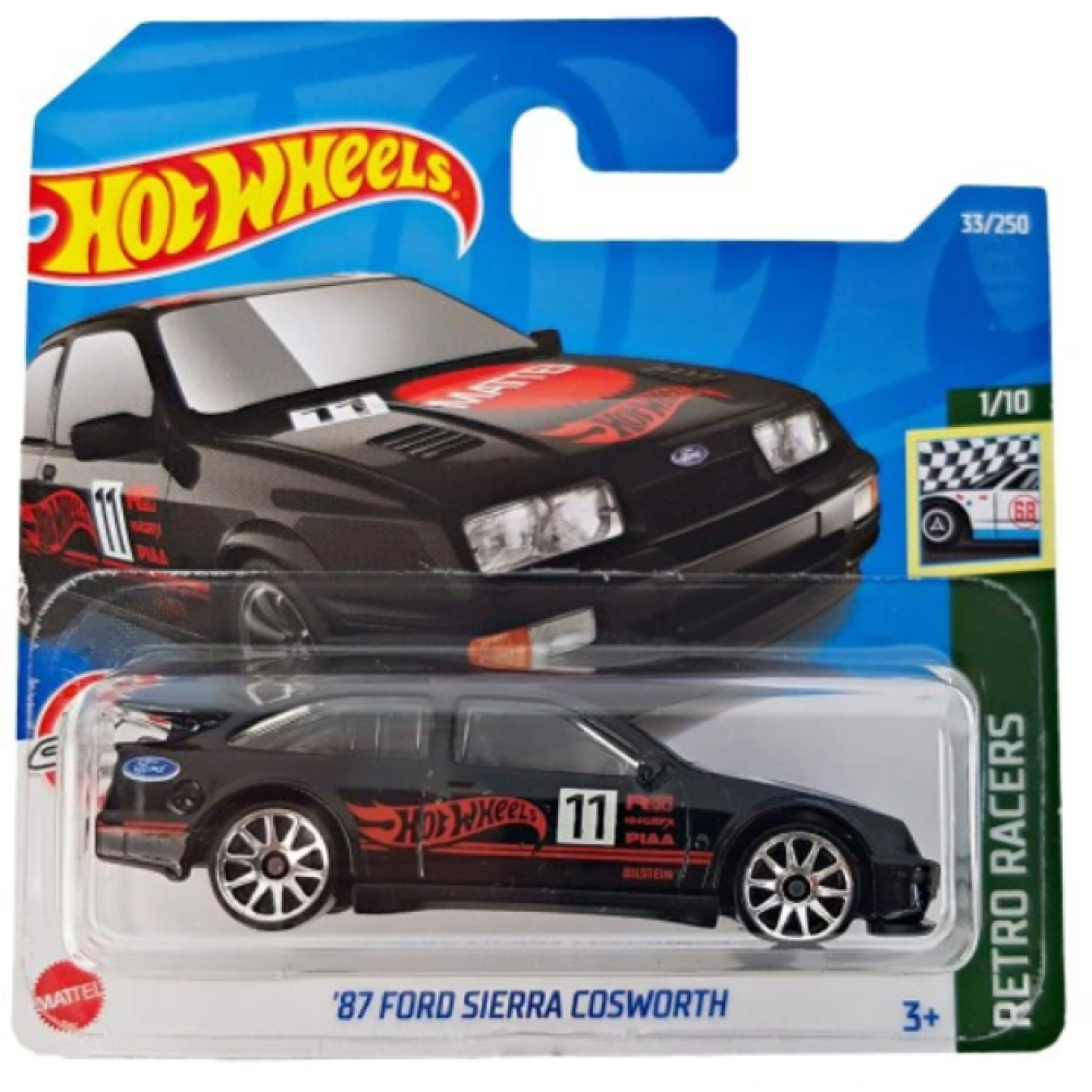 Машинка Hot Wheels '87 Ford Sierra Cosworth (2022 Базова - Retro